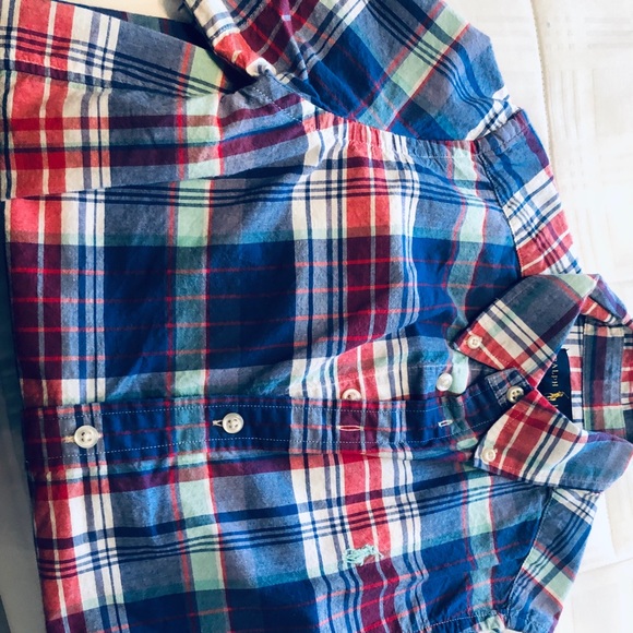 Plaid short sleeve button shirt - Picture 1 of 1
